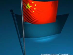 flag china 3D Model