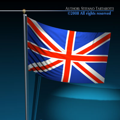 flag united kingdom Modèle 3D .c4d .max .obj .3ds .fbx .stl .blend 