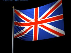 flag united kingdom Modèle 3D