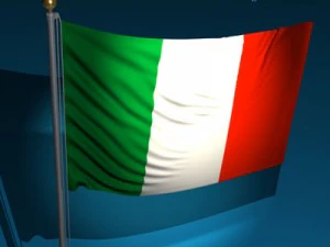 flag italy 3D Model