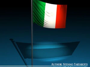 flag italy 3D Model
