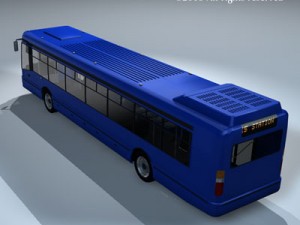 intercity bus 3D Модель