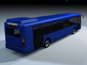 intercity bus 3D Модель