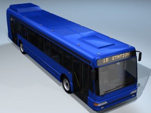 intercity bus 3D Модель