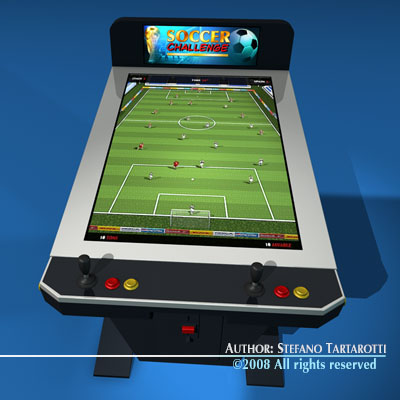 videogame cabinet 3D Model .c4d .max .obj .3ds .fbx .stl .blend 