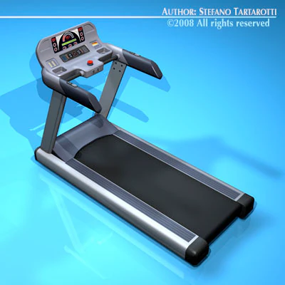 treadmill 3D Model .c4d .max .obj .3ds .fbx .stl .blend 