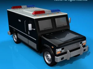 SWAT-Truck 3D Modell