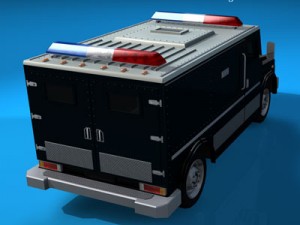 swat truck 3D Model