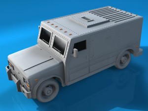 bank truck 3D Model