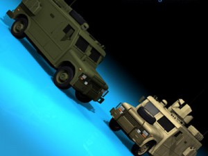 military armored vehicle Modello 3D