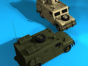 military armored vehicle 3D Model