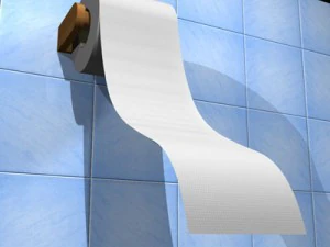 toilet paper 3D Model