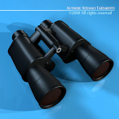 binocular Modelo 3D .c4d .max .obj .3ds .fbx .stl .blend 