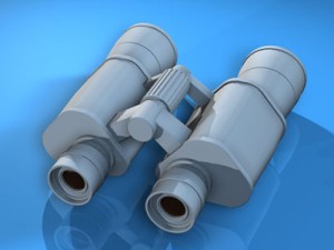 binocular Model 3D