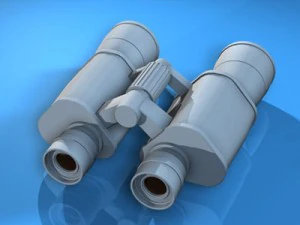 binocular Modelo 3D
