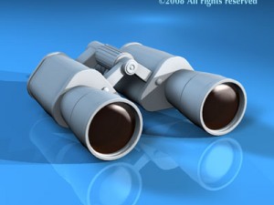 binocular Model 3D