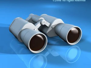 binocular Modelo 3D
