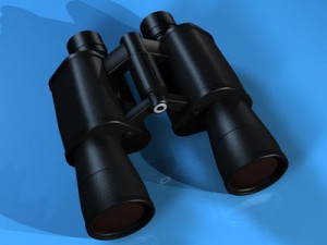 binocular Model 3D