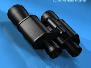 binocular Modelo 3D