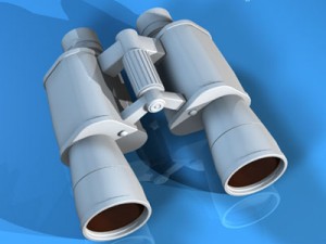 binocular Model 3D