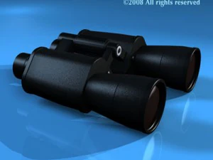 binocular Modelo 3D