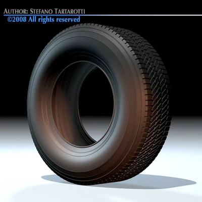 tire 3D Model .c4d .max .obj .3ds .fbx .stl .blend 