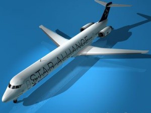 md82 spanair 3D मॉडल