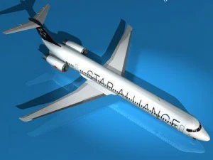 md82 spanair 3D Model