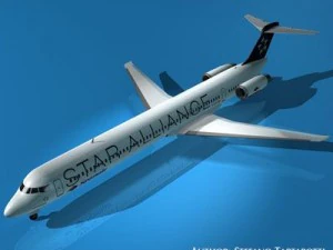 md82 spanair 3D Model