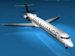 md82 spanair Model 3D