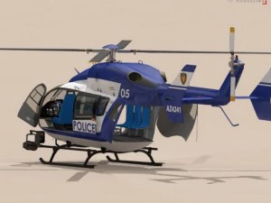 ec145 law enforcement 3D Model