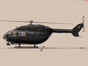 ec145 law enforcement 3D Model
