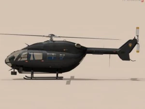 ec145 law enforcement 3D Model