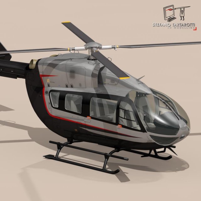 ec145 air executive 3D 모델 .c4d .max .obj .3ds .fbx .stl .blend 