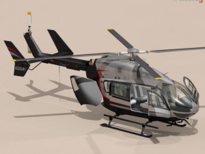 ec145 air executive 3D 모델