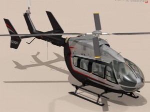 ec145 air executive 3D 모델