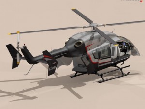 ec145 air executive 3D 모델