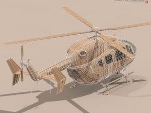 ec145 air executive 3D 모델