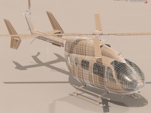 ec145 air executive 3D 모델