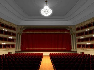 古い劇場 3Dモデル