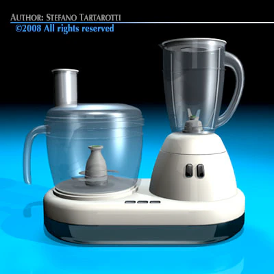 robot da cucina Modello 3D .c4d .max .obj .3ds .fbx .stl .blend 