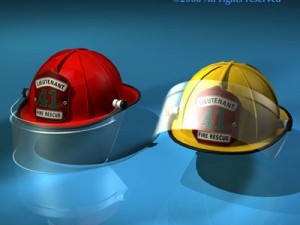 firemen helmet Modèle 3D