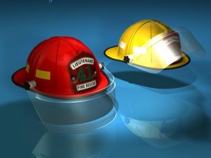firemen helmet 3D 모델