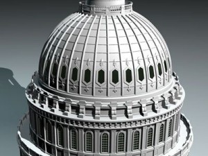 us capitol dome Modelo 3D