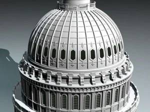 us capitol dome 3D Model