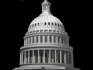 us capitol dome Modelo 3D