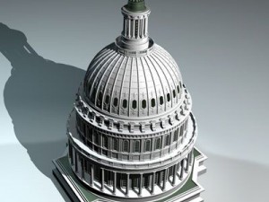 us capitol dome Modelo 3D