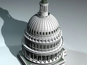 us capitol dome 3D Model