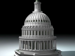 us capitol dome Modelo 3D