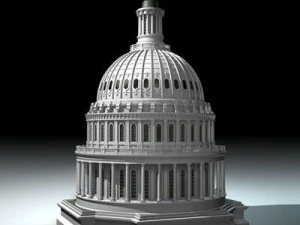 us capitol dome 3D Model